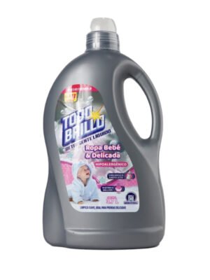 Detergente liquido ropa bebe & delicada 3.7L.