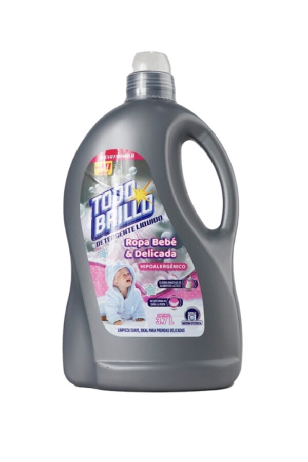 Detergente liquido ropa bebe & delicada 3.7L.