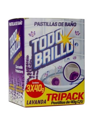 Pastilla de baño tripack lavanda 40g