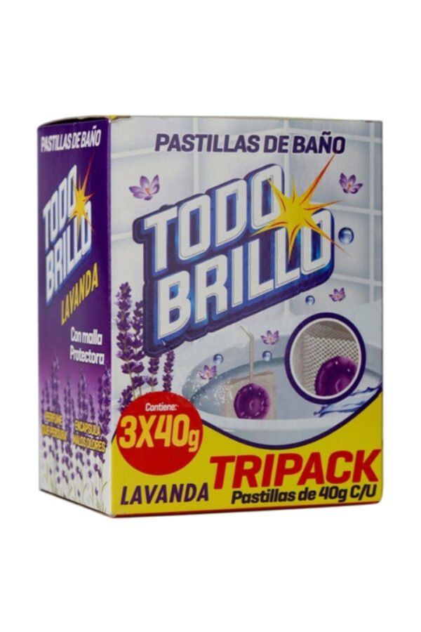 Pastilla de baño tripack lavanda 40g
