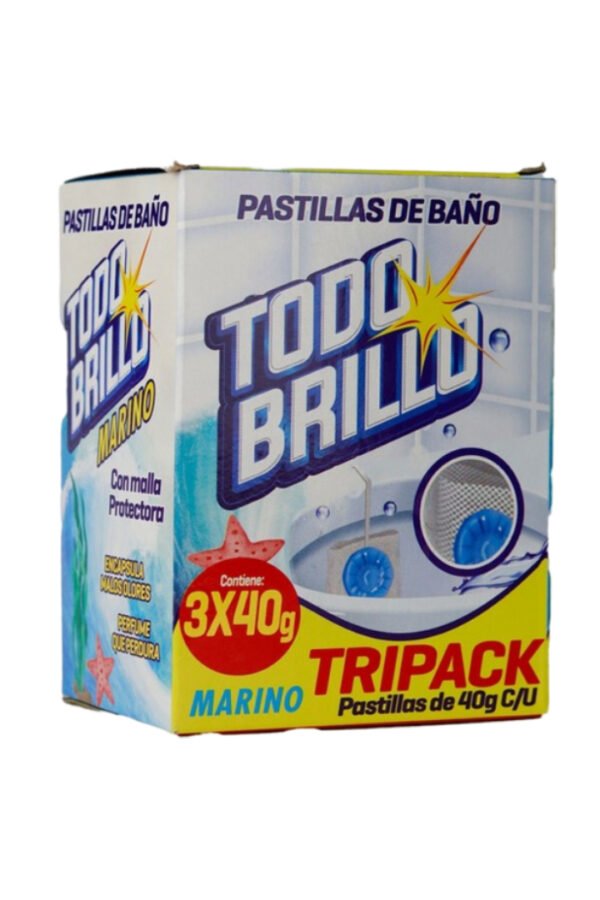 Pastilla de baño tripack marino 40g