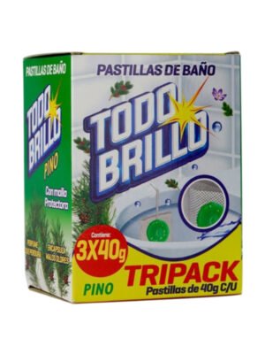 Pastilla de baño tripack pino 40g