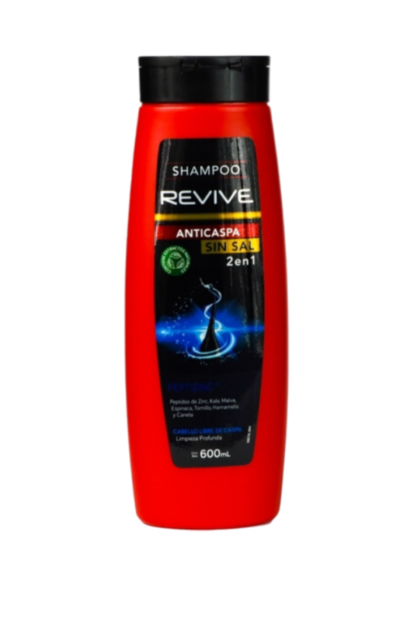 Shampoo Anticaspa sin sal termo 600ml